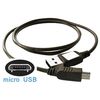 Daten-/Ladekabel - USB-A auf micro USB (1m) - UNI black