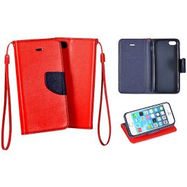 BookCase - iPhone 6 Plus / 6S Plus  - DIARY ECO red-blue*