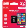 microSD Card - 32GB - GOODRAM Class 10 - mit SD-Adapter