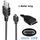 Data-/Charging cable - USB-A to micro USB (2m) - EXTENT black