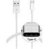 Data-/ Charger cable - USB-A to USB-C (1m) - OEM white