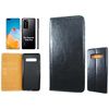 BookCase - Huawei P40 Pro - REAL LEATHER black