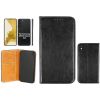 BookCase - S901U Galaxy S22 - REAL LEATHER black