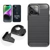 TPU Case - iPhone 14 Plus - BRUSHED carbon black