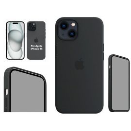 BackCase - iPhone 15 - SILICONE midnight