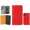 BookCase - S921B Galaxy S24 - REAL LEATHER red