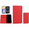 BookCase - A156B Galaxy A15 - SMART DIARY red